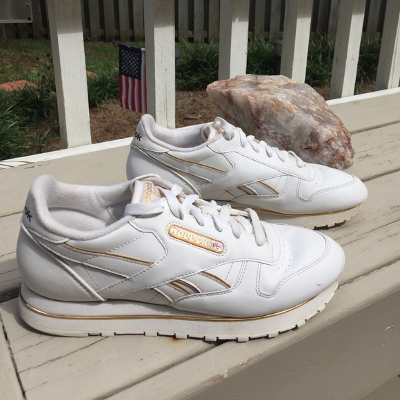 gold reeboks